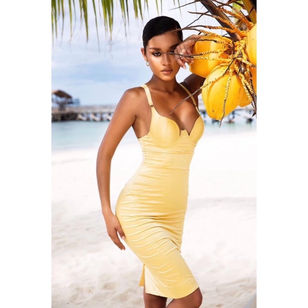 NEW House of CB London Satin Selena Dress